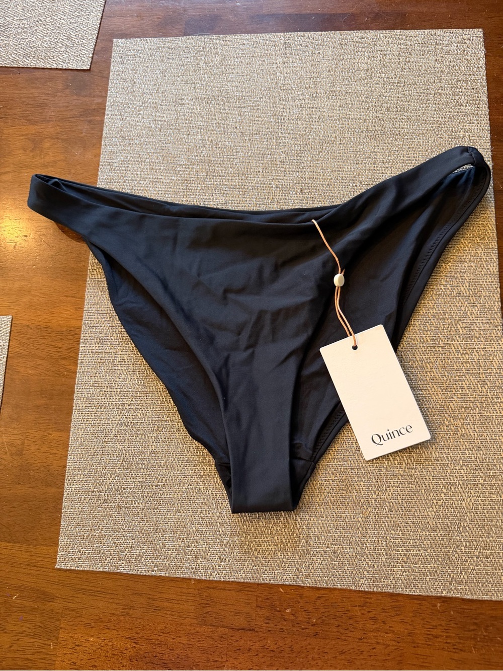 Quince low rise bikini bottoms in black - Picture 3 of 6